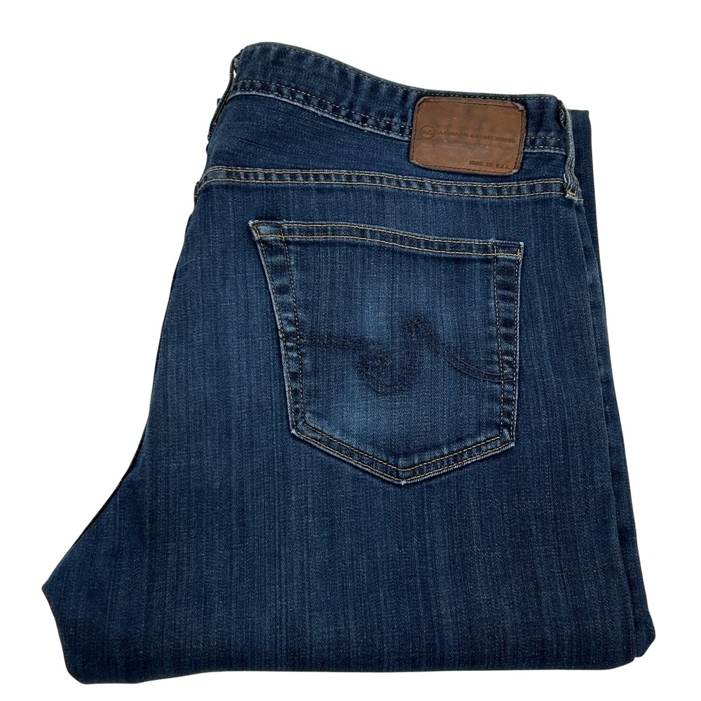 AG Adriano Goldschmied The Protege Jeans‎ Mens 38x29 Blue Straight Leg Dark Wash